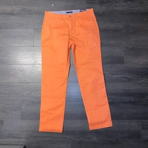 orange Tommy Hilfiger pants